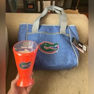 Florida gators insulated bag lunchbox and snack cone